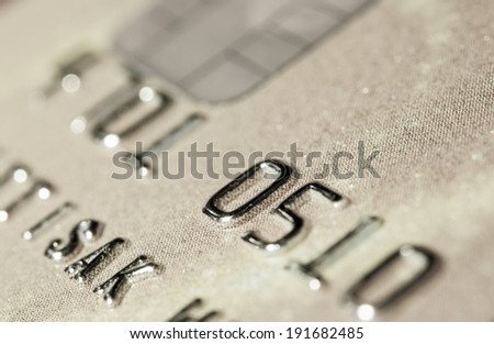 Credit card background Low Key shot