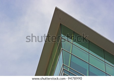 modern building with sky