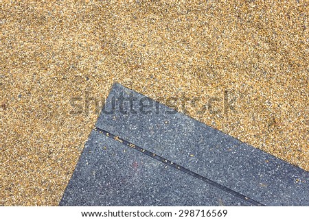 sand texture  with cement floor background