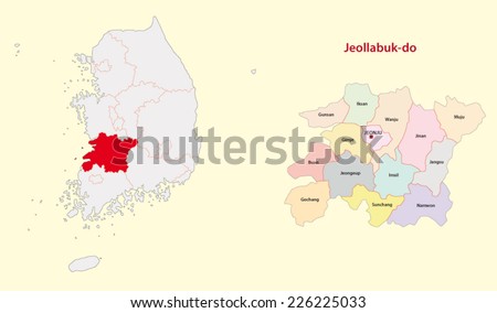 south korea north jeolla province map south korea north jeolla province map