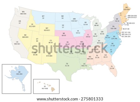 Zip Code Map Of The United States