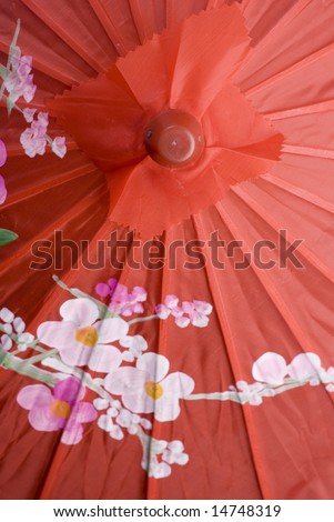 Japan background red color style umbrella