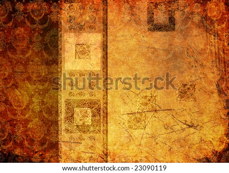 grunge textured background with scratch and patterns