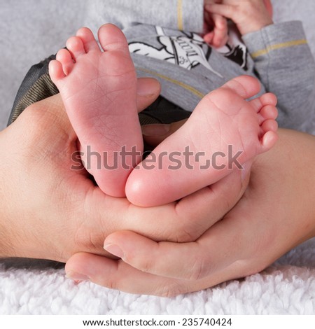 Foot of a new born