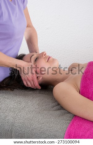 Chinese massage at spa center