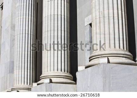 Detail image of Greek pillars