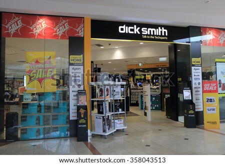 MELBOURNE AUSTRALIA - JANUARY 1, 2016: Dick Smith electronics store. Dick Smith is a major Australian retailer of consumer electronics founded in 1968.