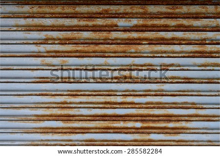 Abstract background with rusty sheet metal