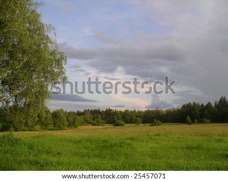 Summer landscape in Russia