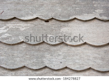 The roof layer texture background.