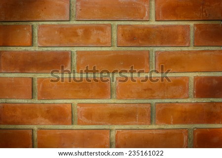 brick wall as a background, square format.