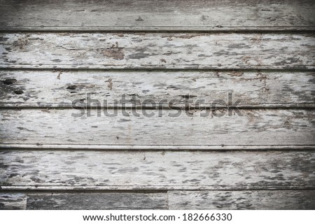 Old Wood Wall Background and Texture Termite damage