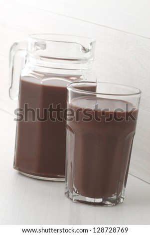 Delicious, nutritious and fresh Chocolate milk jar, made with organic real cocoa mass