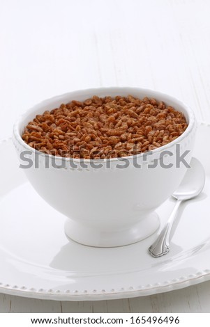 delicious and nutritious toasted or crisped rice chocolate cereal.