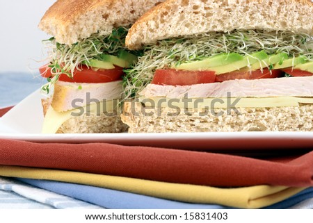 sandwiches one of the best catering choices fast and healthy ,great business people meal