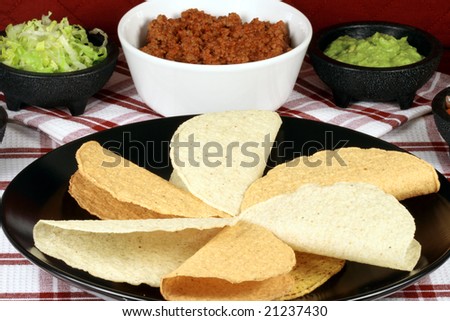 Delicious mexican tacos perfect appetizer meal or delicious snack