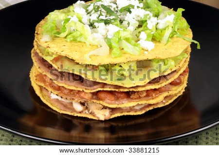 delicious mexican tacos or nachos ready to eat perfect exquisite meal