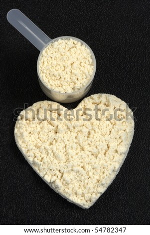 Heart shape Protein powder perfect supplement for bodybuilders ,fitness enthusiasts ,dieters and excercise aficionados