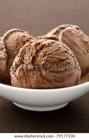 real gourmet chocolate ice cream, not made with mashed potatoes or shortening and meets all the regulations regarding using real dairy products to advertise dairy.