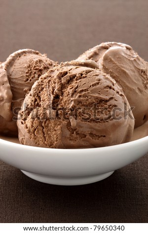 real gourmet chocolate ice cream, not made with mashed potatoes or shortening and meets all the regulations regarding using real dairy products to advertise dairy.