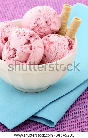 real gourmet berries  ice cream, not made with mashed potatoes or shortening and meets all the regulations regarding using real dairy products to advertise dairy.