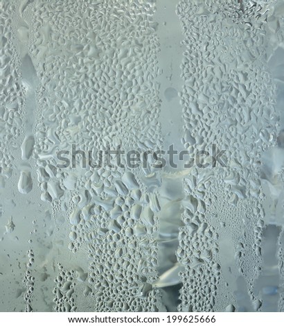 close-up of water drops on water jug natural color for background