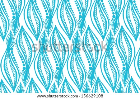 Doodle pattern blue for Your design work A pattern created from original doodle for background and more