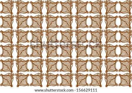 Doodle pattern brown for Your design work A pattern created from original doodle for background and more