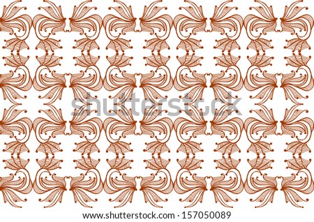 Doodle pattern fantasy for Your design work A pattern created from original doodle art for backgrounds and more