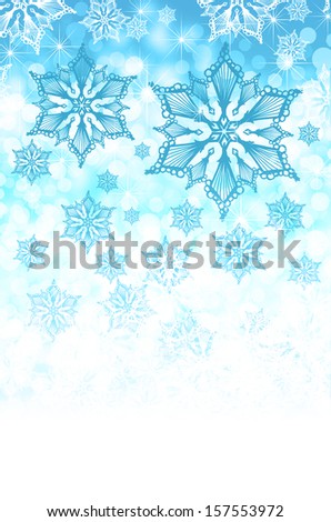 Doodle Star Background Blue Snow Flake Christmas A beautiful background created from original doodle art elements
