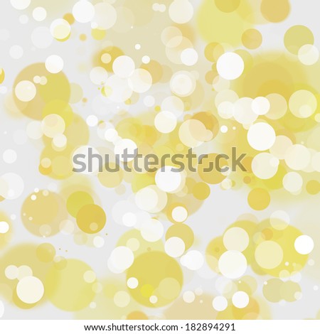 White and gold bokeh on pewter background