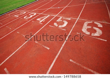 running sports track