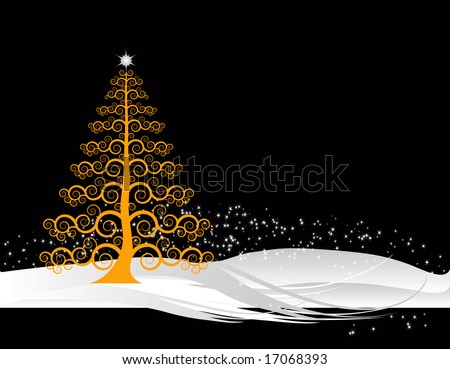 Christmas background designed in Illustrator vector format.  Can be scaled to any sized without lost of quality.