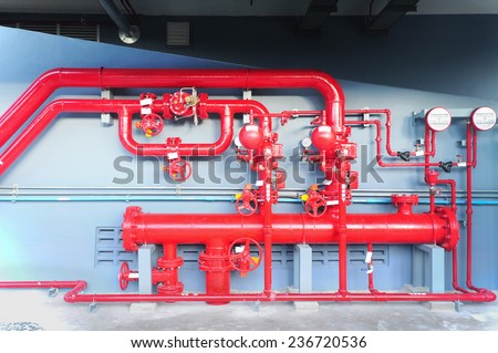 Water sprinkler and fire alarm system, water sprinkler control system