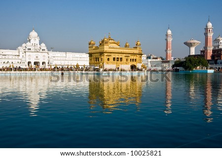 golden temple amritsar punjab. stock photo : Golden Temple,