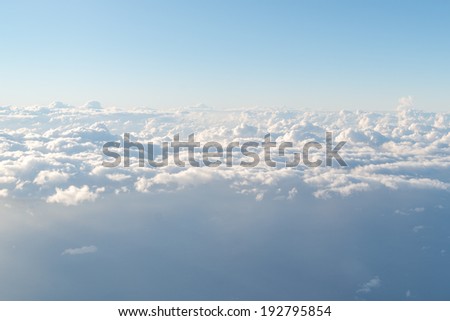 cloud with the sky