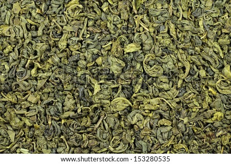 spilled green tea