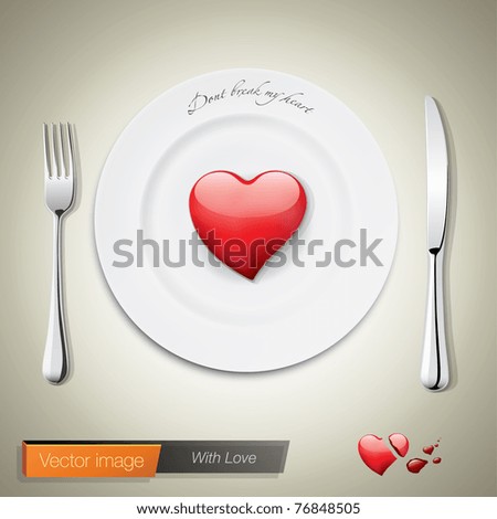 With love Vector image With love Vector image
