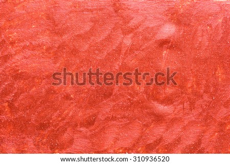Copper textured background, reddish-orange metallic surface, painted.