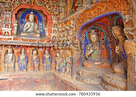 Buddha statues of Yungang Grottoes : The World cultural heritage site, Famous \