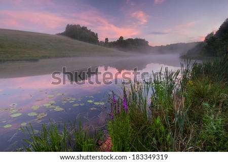 Small lake somewhere in northern Poland. / Lake