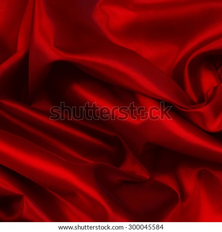 Red satin background./ Red Satin