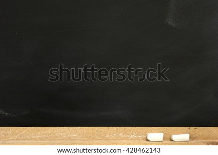 Blank Blackboard Background./Blank Blackboard Background