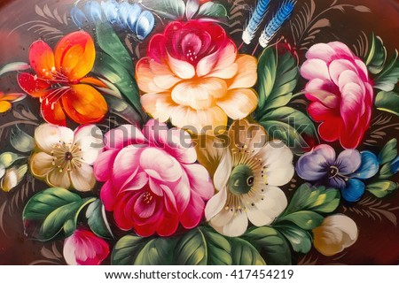 Oil Painting, Impressionism style, texture painting, flower still life painting art painted color image, wallpaper and backgrounds, canvas, artist, painting floral pattern,