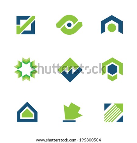 Golden green business success stock story market progress logo icon Golden green business success stock story market progress logo icon