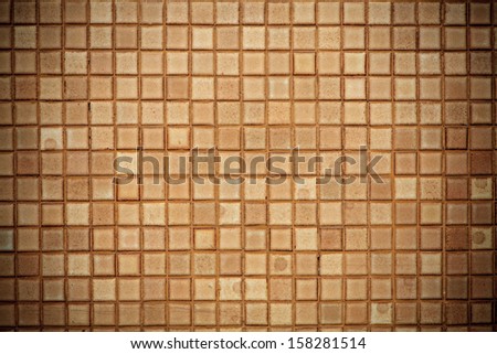 brown square tiles pattern wall paper background