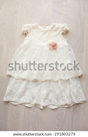 Beautiful dress for little princess baby-girl. Clothes.  Maternity. Waiting for baby-girl