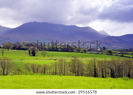 scenic landscape on Ring Of Kerry,Republic Of Ireland