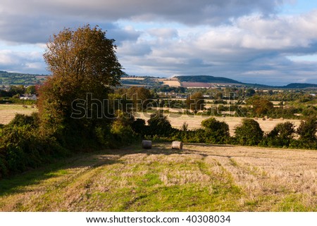 farmland in September in Co.Cork, Republic Of Ireland