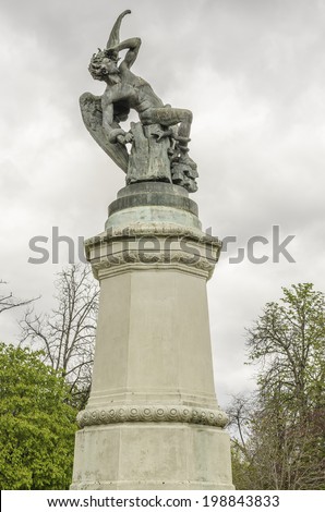 The Fountain of the Fallen Angel or Monument of the Fallen Angel) is a highlight of the Buen Retiro Park in Madrid, Spain.